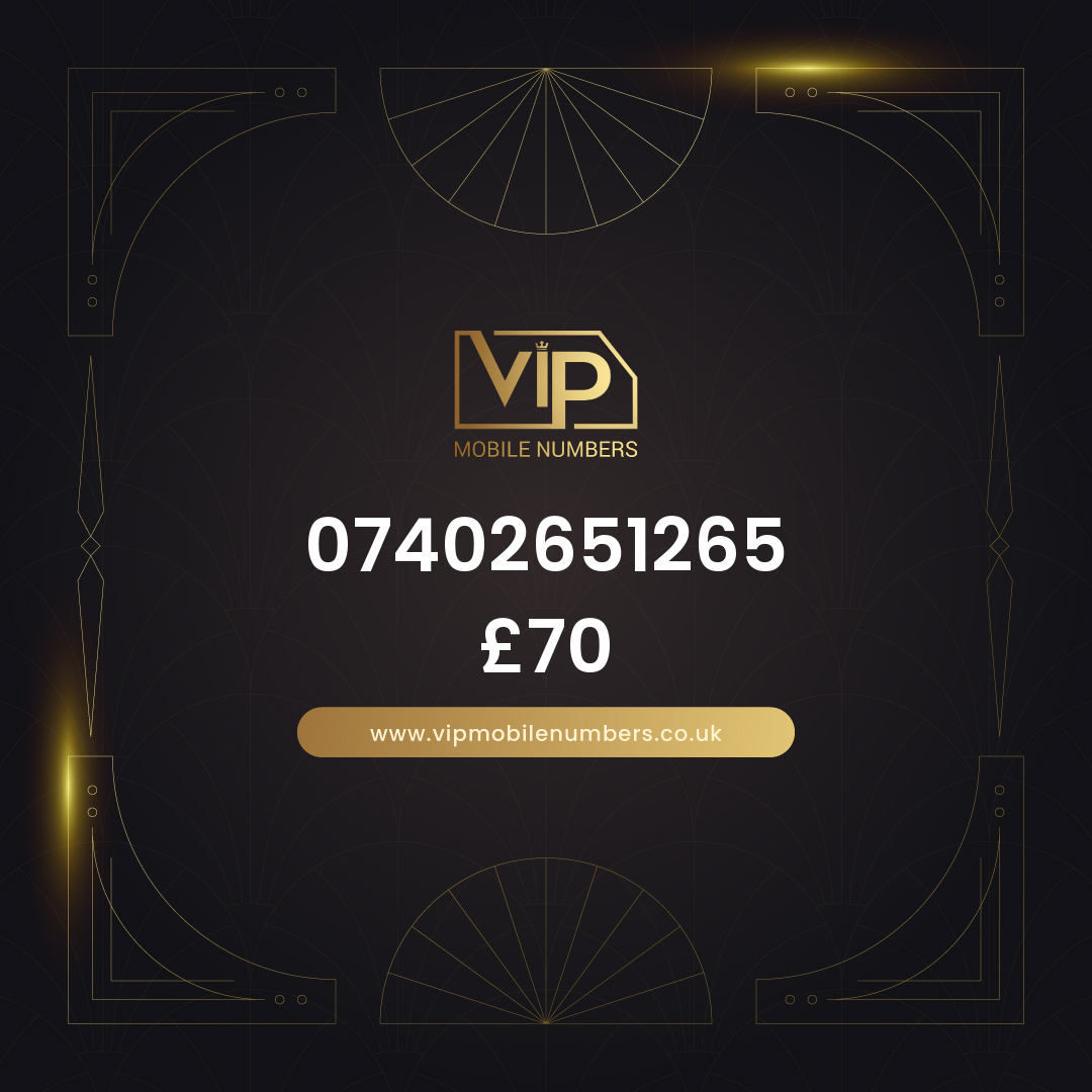 Uk sim card with name-compatible digits 07402651265 - premium VIP UK number for sale