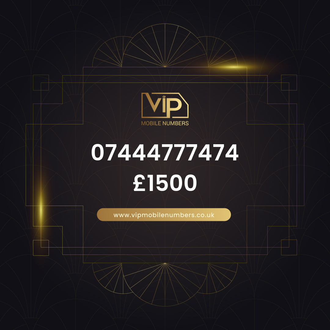 Mobile phone numbers for sale 07444777474 - premium VIP UK number for sale