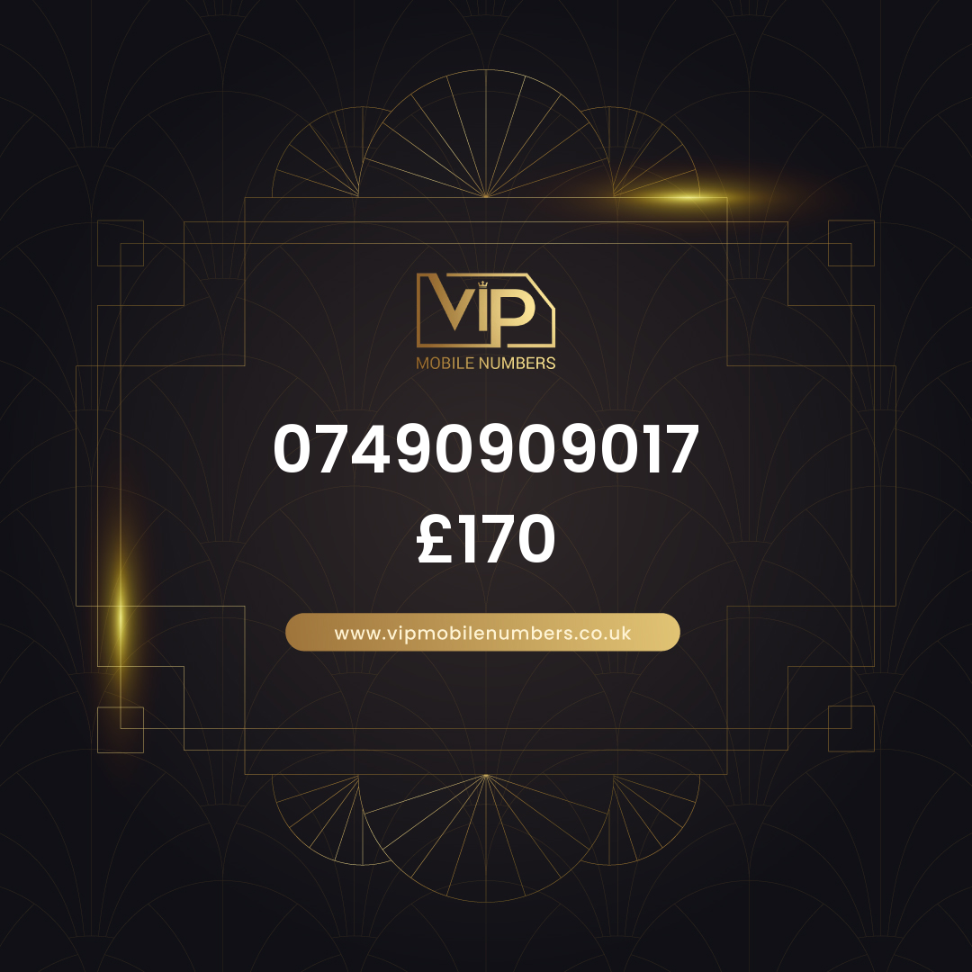 Vip phone number 10 07490909017 - premium VIP UK number for sale