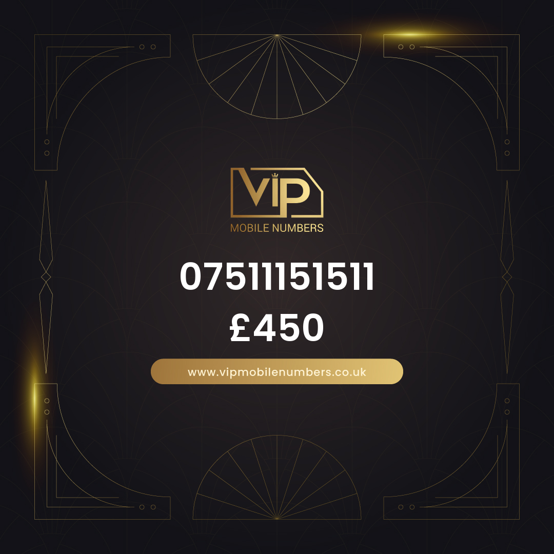Vip phone number 13 07511151511 - premium VIP UK number for sale