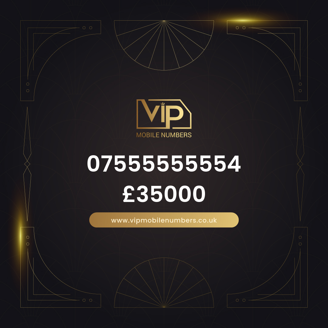 Buy mobile number on three 07555555554 - premium VIP UK number for sale