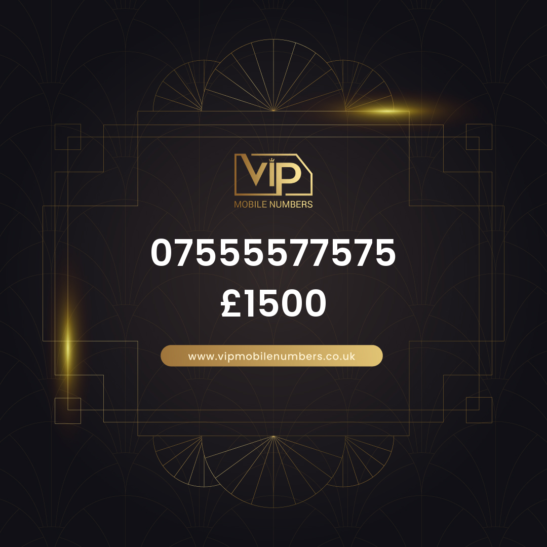 Buy mobile number with free sim 07555577575 - premium VIP UK number for sale