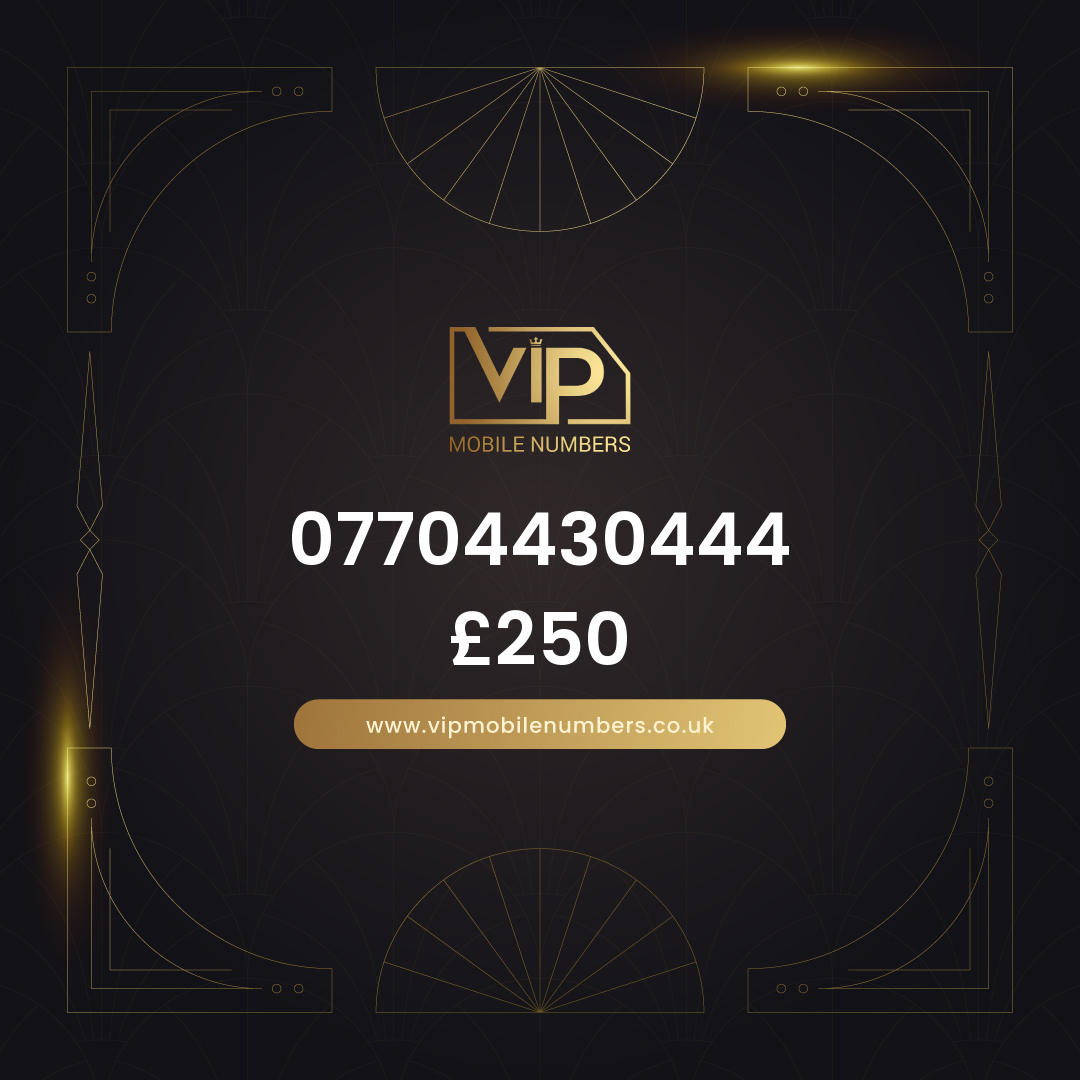 Buy mobile number cheap 07704430444 - premium VIP UK number for sale