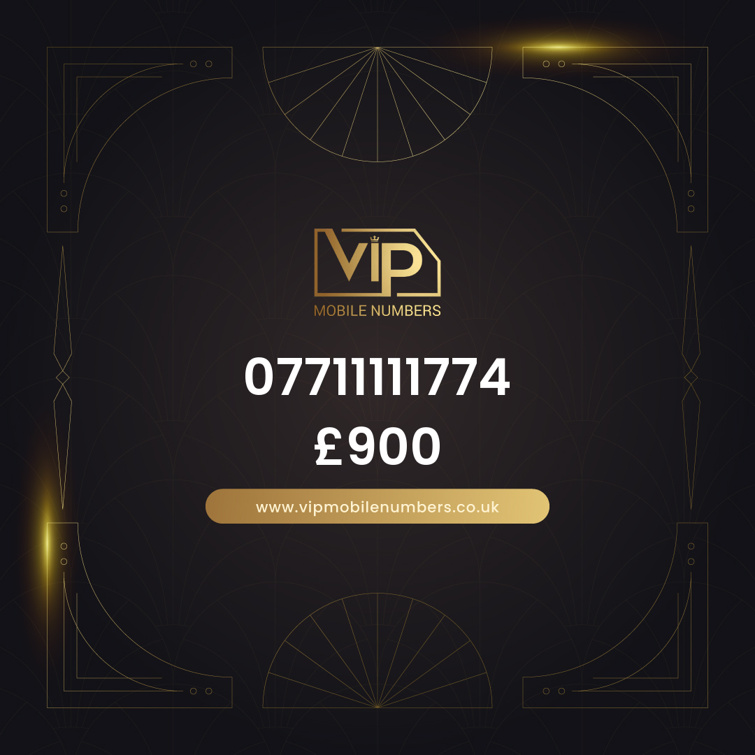 Memorable phone number 19 07711111774 - premium VIP UK number for sale