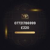 Premium sim card with number 8 07721786999 - premium VIP UK number for sale