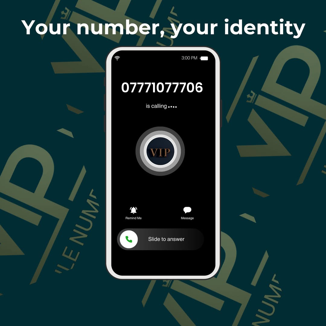 Buy uk sim card with number 07771077706 - premium VIP UK number for sale