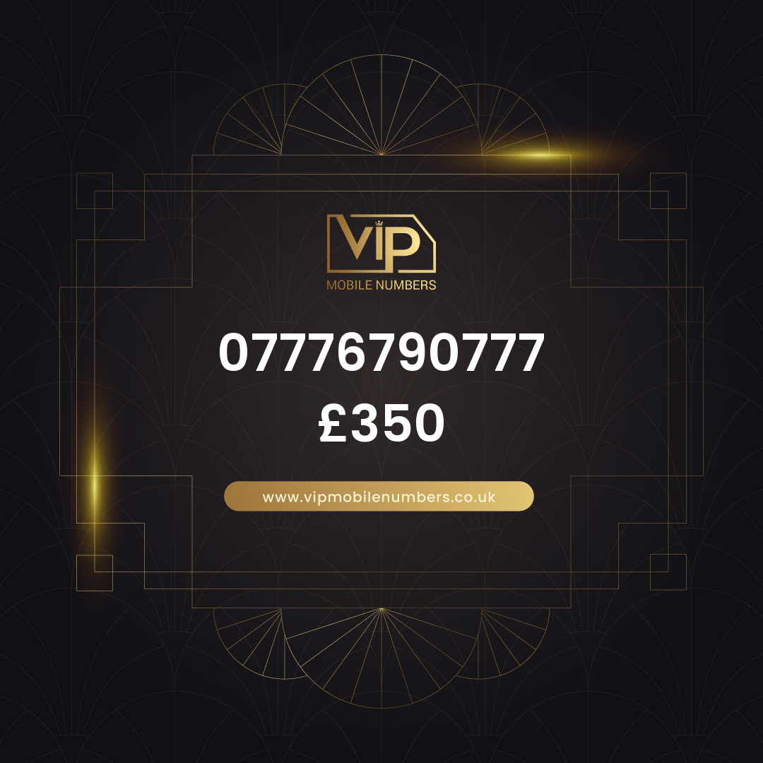 Uk mobile number platinum number 07776790777 - premium VIP UK number for sale