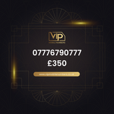 Uk mobile number platinum number 07776790777 - premium VIP UK number for sale