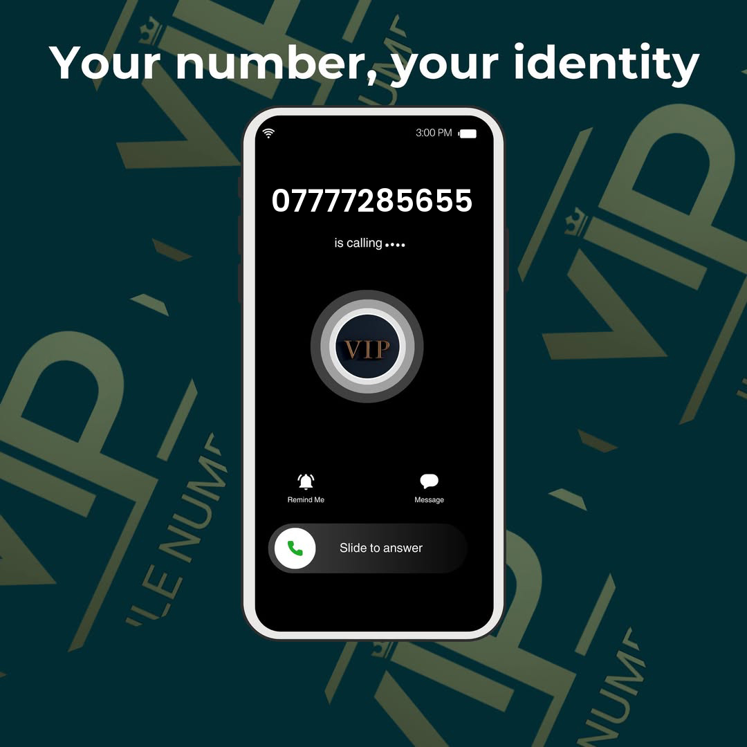 Premium sim card with number 20 07777285655 - premium VIP UK number for sale