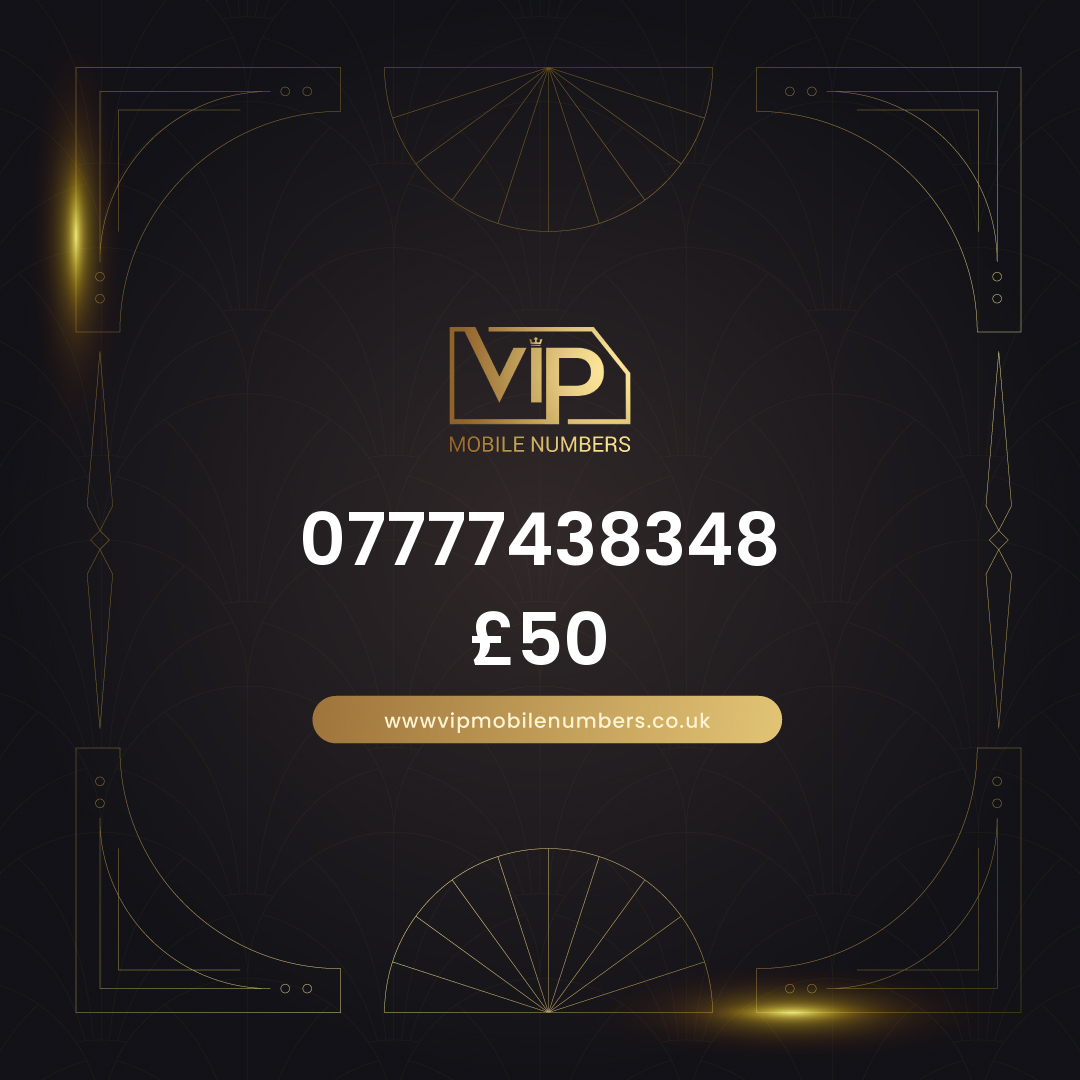 Own a uk premium number 07777438348 - premium VIP UK number for sale