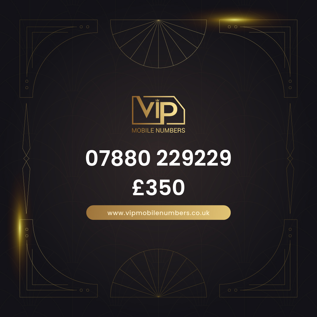 Free delivery vip phone number 07880 229229 - premium VIP UK number for sale
