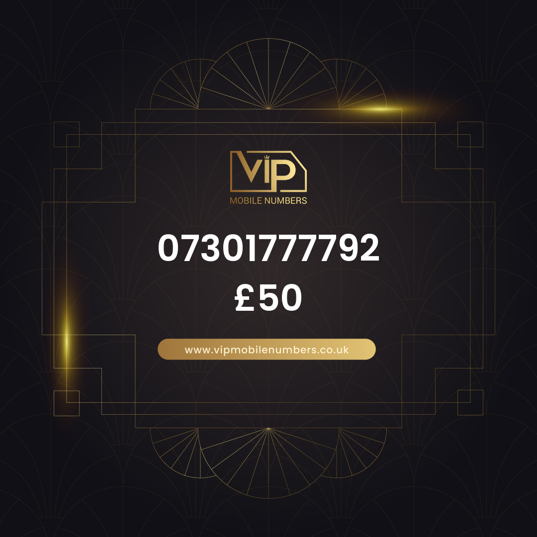 Special mobile numbers 07301777792 - premium VIP UK number for sale