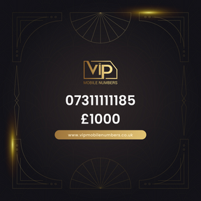 Buy sim card for special occasions 07311111185 - premium VIP UK number for sale