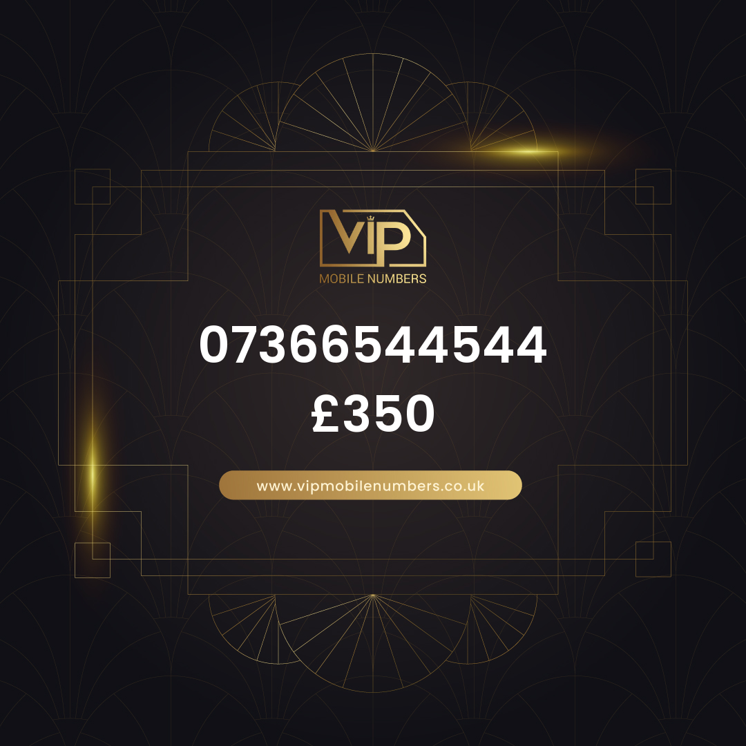 Uk exclusive sim card number 07366544544 - premium VIP UK number for sale