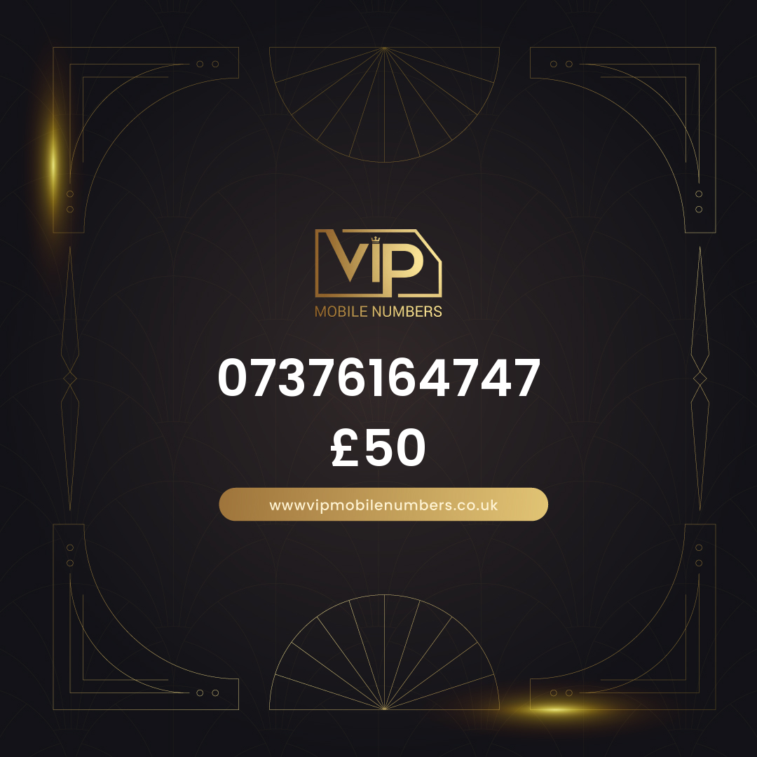 Transfer memorable number to any network 07376164747 - premium VIP UK number for sale