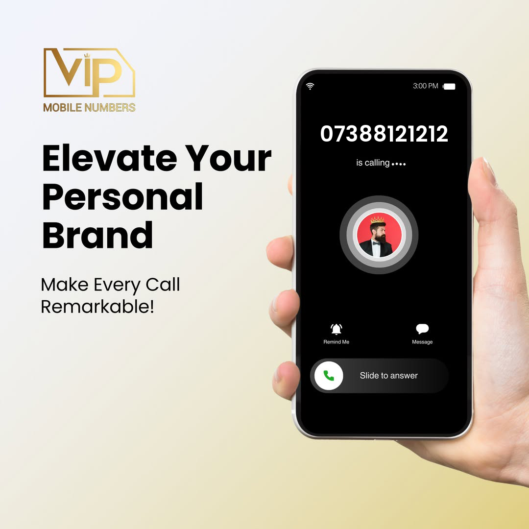 Uk mobile number starting with 077 07388121212 - premium VIP UK number for sale