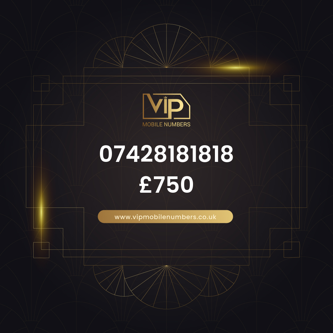 Premium sim card with number 9 07428181818 - premium VIP UK number for sale