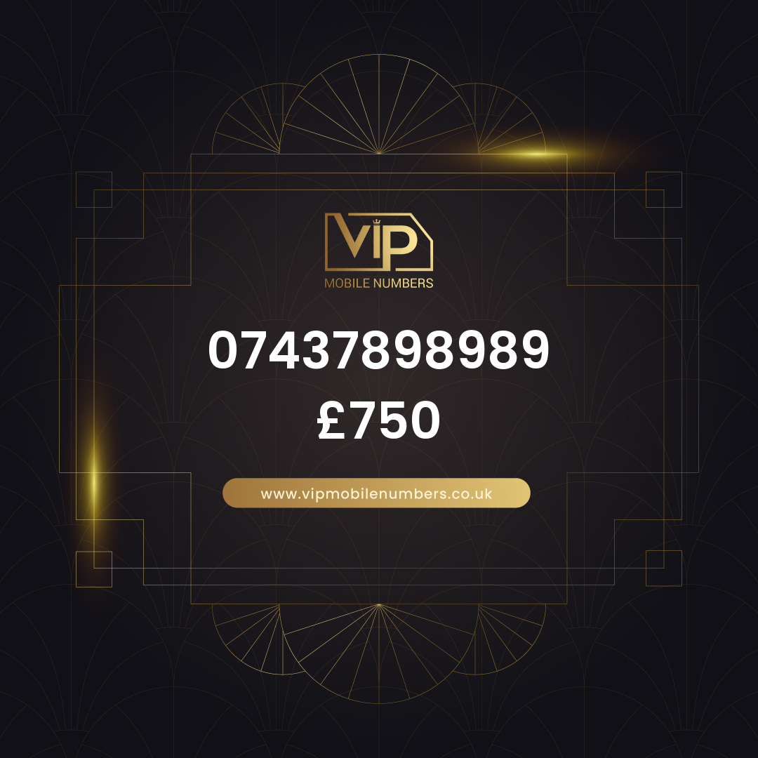 Buy a rare mobile number today 07437898989 - premium VIP UK number for sale