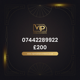 Buy premium digits phone number 07442289922 - premium VIP UK number for sale