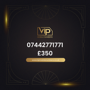 Fancy numbers 07442771771 - premium VIP UK number for sale