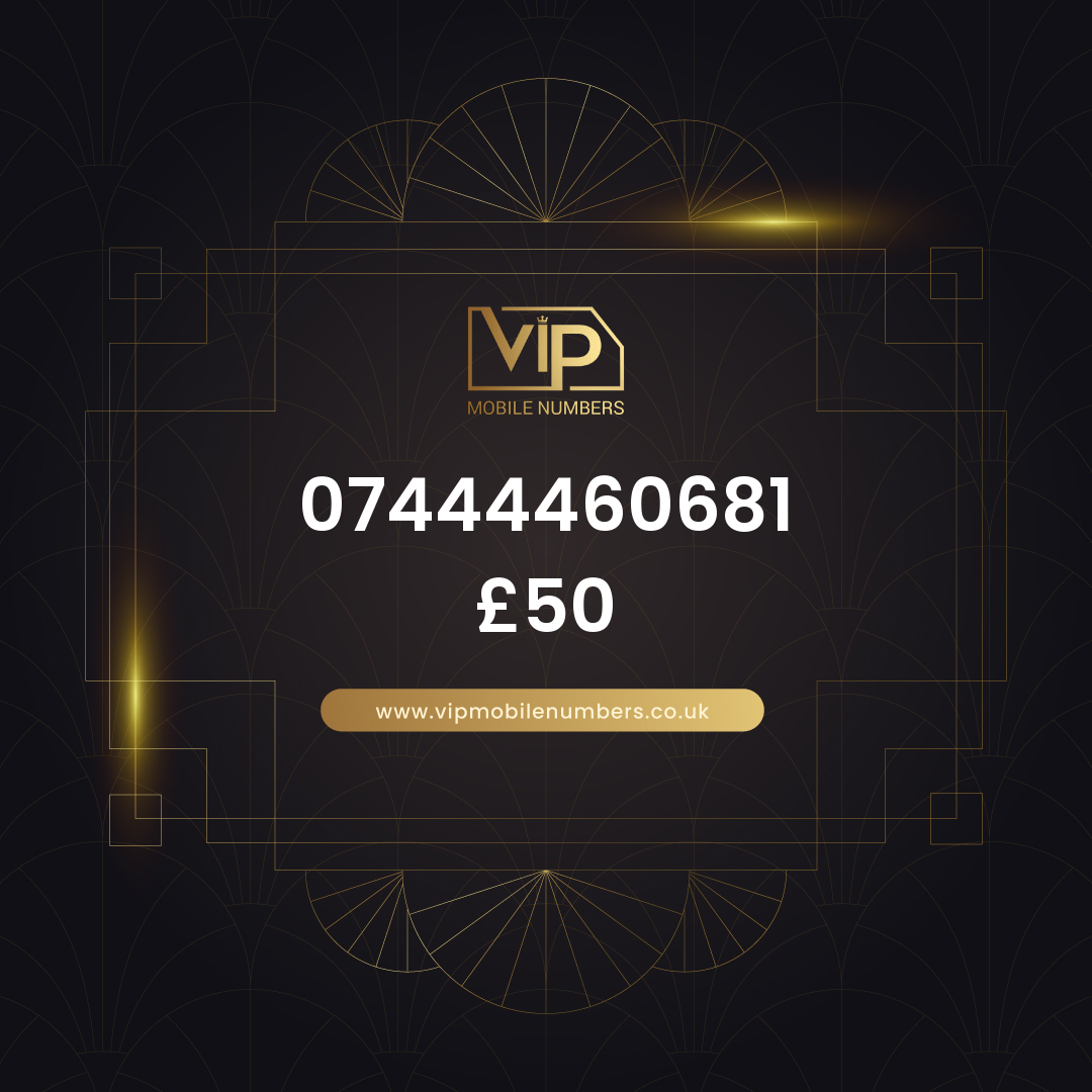 Stand out with platinum sim 07444460681 - premium VIP UK number for sale