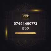 Buy mobile number for professionals 07444460773 - premium VIP UK number for sale