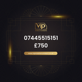 Best vip numbers for business 07445515151 - premium VIP UK number for sale