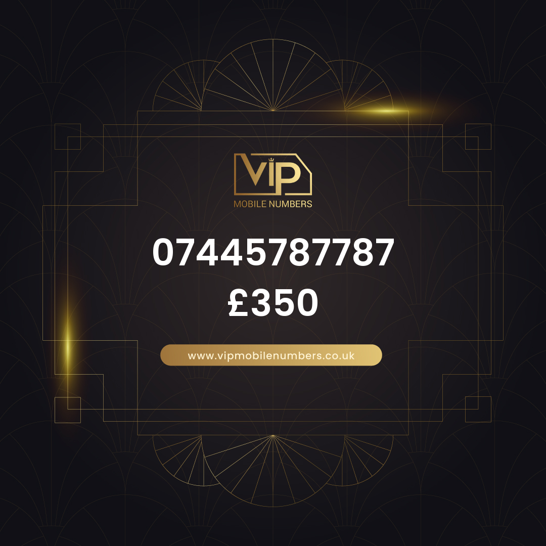Memorable phone number 18 07445787787 - premium VIP UK number for sale