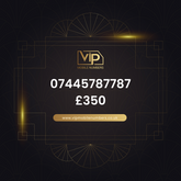 Memorable phone number 18 07445787787 - premium VIP UK number for sale