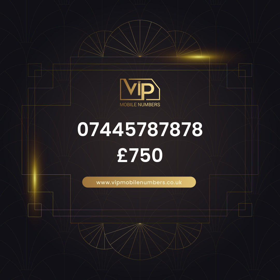 Buy mobile number gift idea 07445787878 - premium VIP UK number for sale