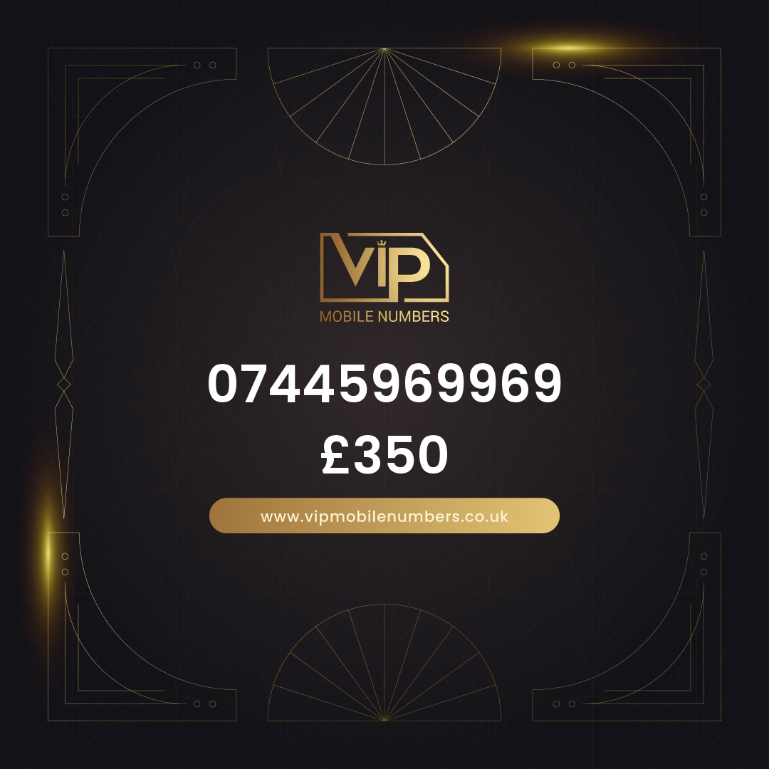 Premium sim card with number 9 07445969969 - premium VIP UK number for sale