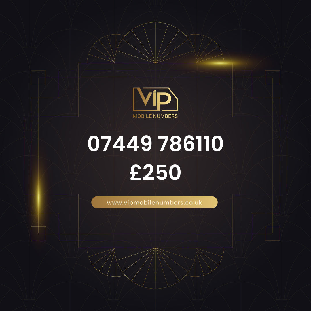 Buy uk phone number 07449 786110 - premium VIP UK number for sale