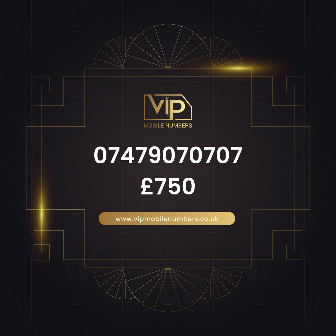Get custom digits on giffgaff sim 07479070707 - premium VIP UK number for sale