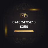 Secure your vip sim today 0748 247247 6 - premium VIP UK number for sale