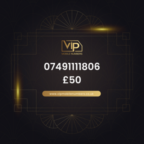 Vip phone number 11 07491111806 - premium VIP UK number for sale
