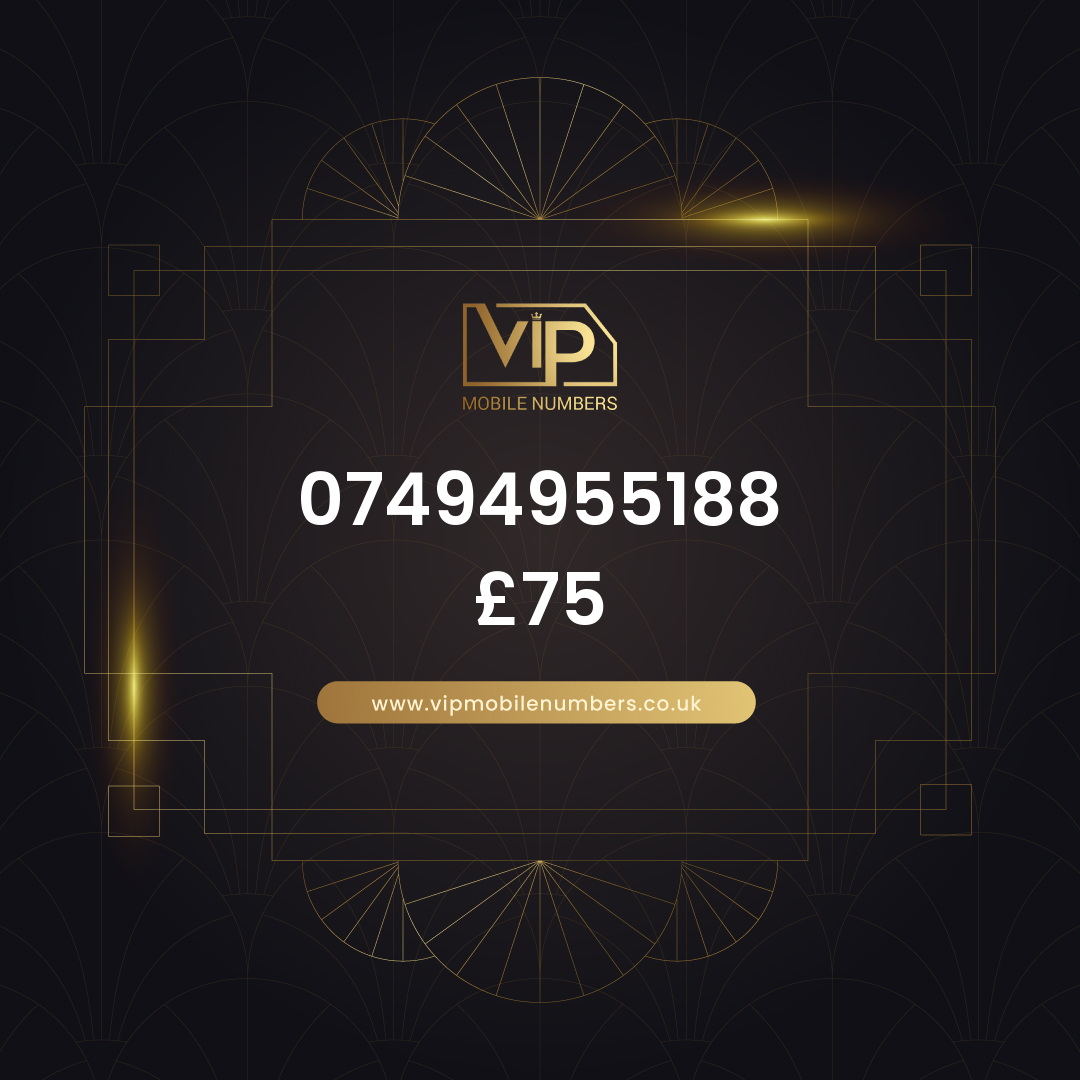 Platinum numbers 07494955188 - premium VIP UK number for sale