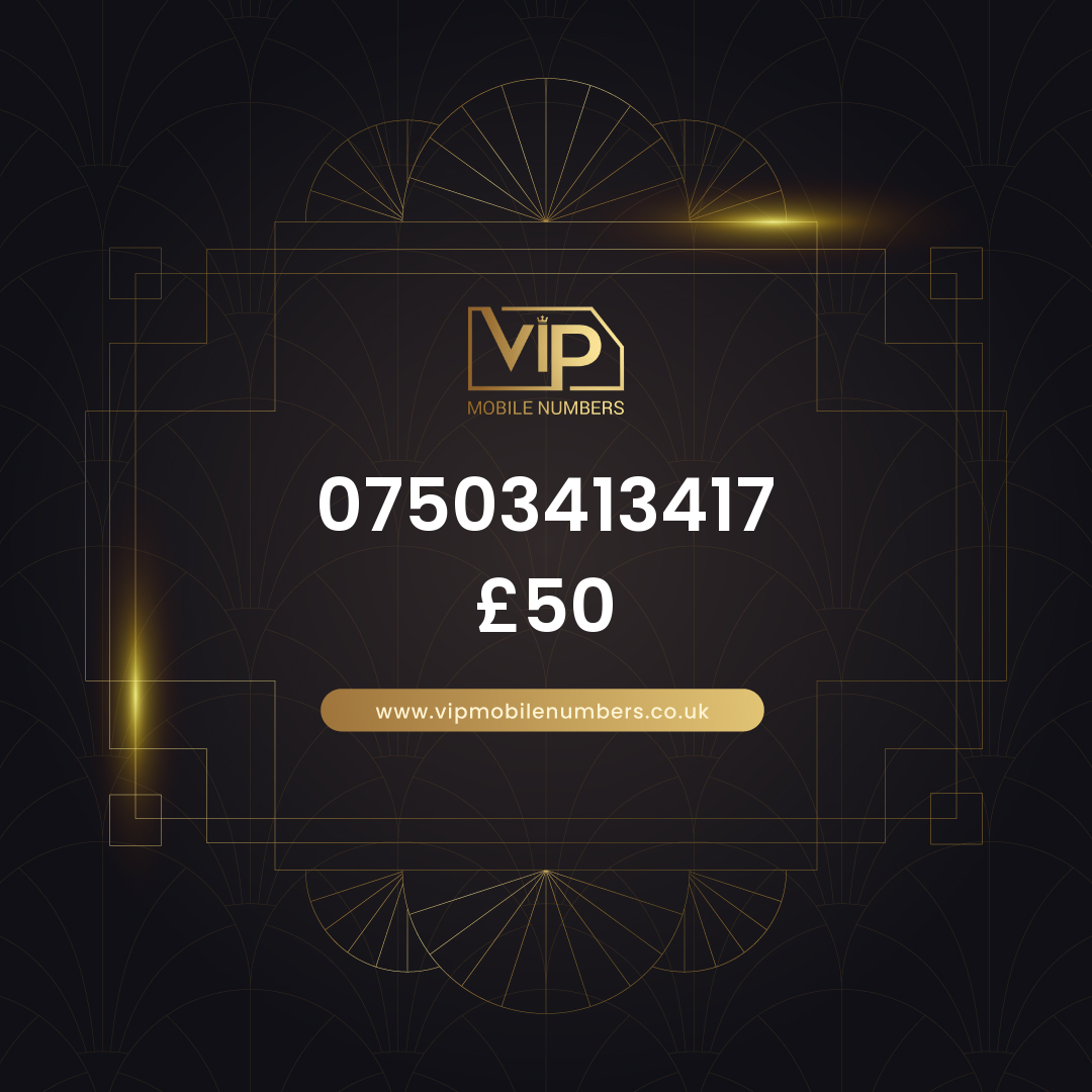 Buy a mobile number 07503413417 - premium VIP UK number for sale