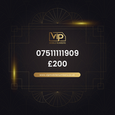 Order gold mobile number 07511111909 - premium VIP UK number for sale