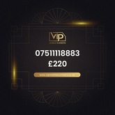 Premium sim card with number 14 07511118883 - premium VIP UK number for sale