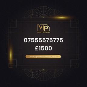 Best vip numbers for business 07555575775 - premium VIP UK number for sale