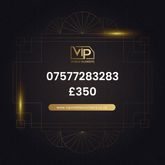 Uk sim card with name-compatible digits 07577283283 - premium VIP UK number for sale