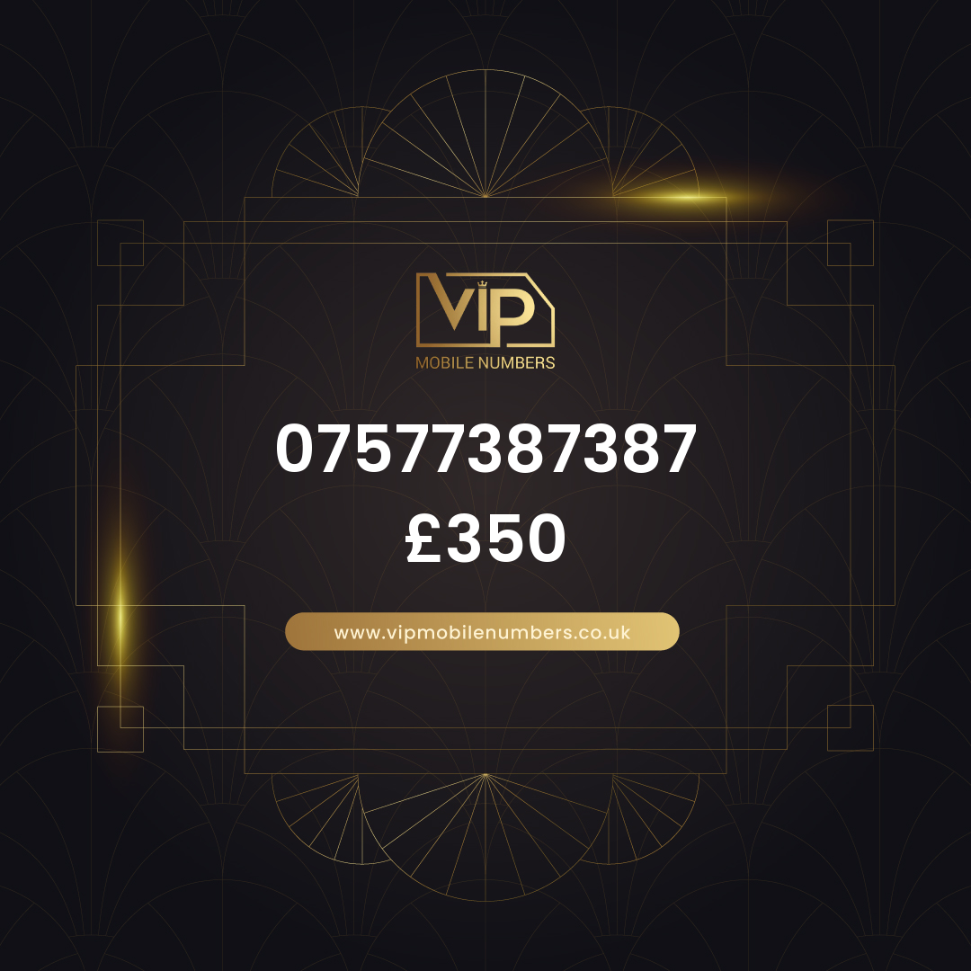 Buy mobile number on vodafone 07577387387 - premium VIP UK number for sale