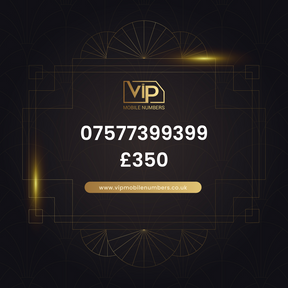 Buy number 07577399399 - premium VIP UK number for sale