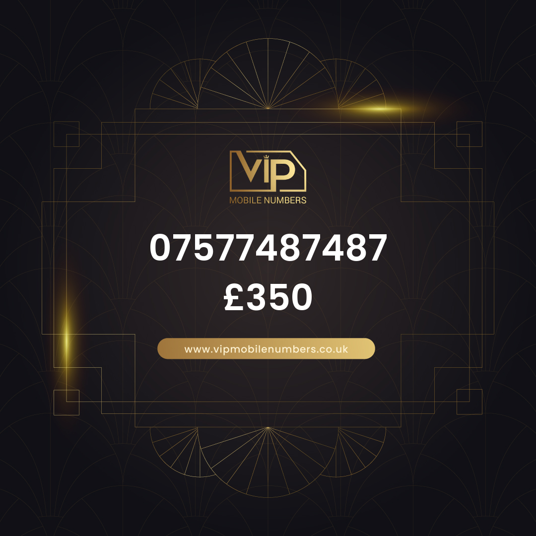 Buy mobile number with quick activation 07577487487 - premium VIP UK number for sale