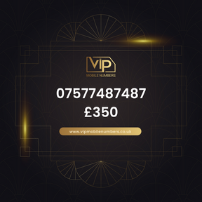 Buy mobile number with quick activation 07577487487 - premium VIP UK number for sale