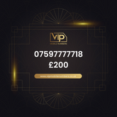 Free delivery vip phone number 07597777718 - premium VIP UK number for sale