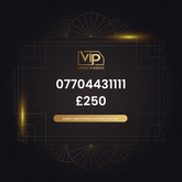 Gold number for personal use 07704431111 - premium VIP UK number for sale