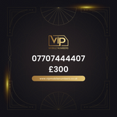 Buy mobile number online 07707444407 - premium VIP UK number for sale