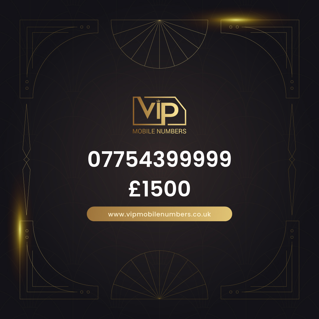 Uk mobile number available now 07754399999 - premium VIP UK number for sale