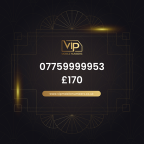 Buy mobile number on vodafone 07759999953 - premium VIP UK number for sale